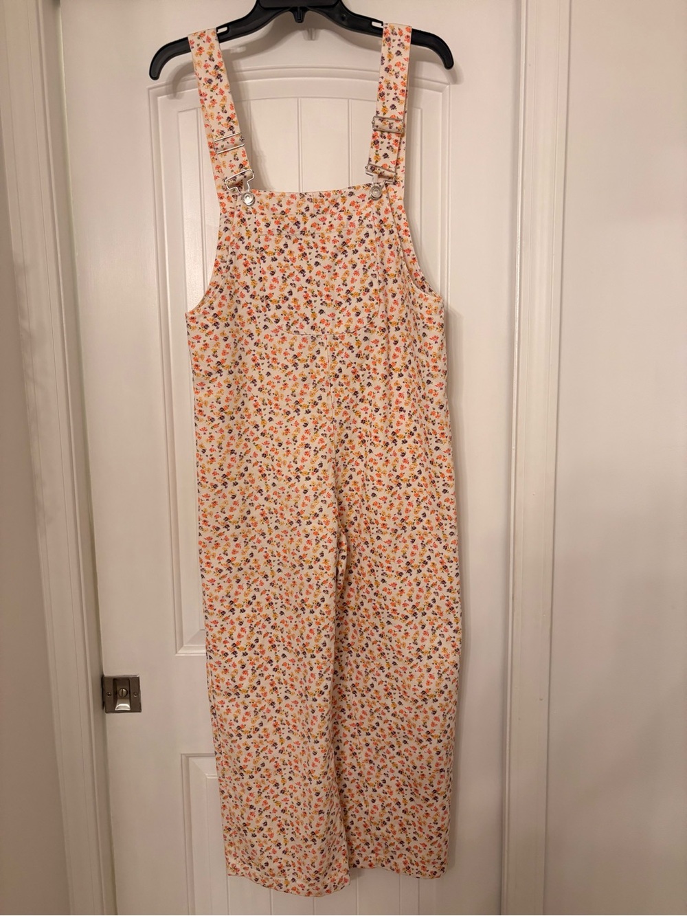 Floral Zara Cream Ditsy Print Overalls